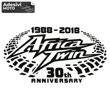 Adesivo "Africa Twin" 30th Anniversary Serbatoio-Valigie-Casco