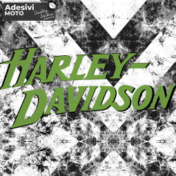 Autocollant "Harley Davidson" Type 4 Aile-Réservoir-Casque-Queue-Valises