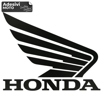 Adesivo "Honda" + Logo Tipo 2 Serbatoio-Vasca-Codone-Casco