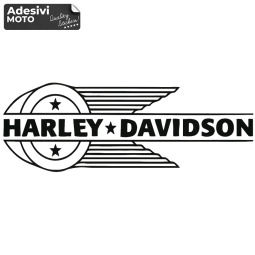 Autocollant "Harley Davidson Motor Cycles" Moderne Type 3 Pare-brise-Casque