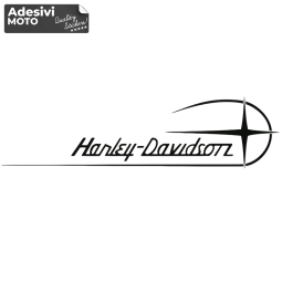 Adesivo "Harley Davidson Motor Cycles" Moderno Tipo 5 Cupolino-Casco