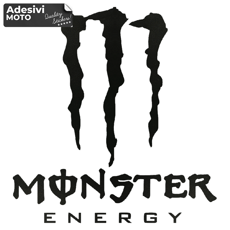 Adesivo "Monster Energy" Serbatoio-Casco-Motorino-Tuning-Auto