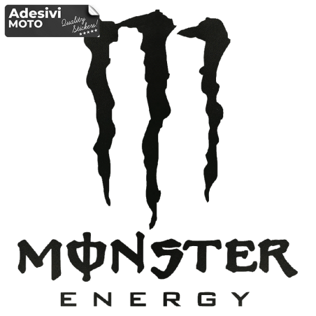 Adesivo 'Monster Energy' Serbatoio-Casco-Motorino-Tuning-Auto