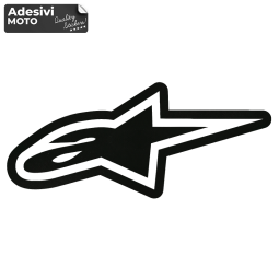 "Alpinestar" Logo Sticker Tank-Sides-Mudguard-Helmet-Cross