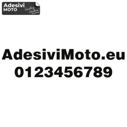 Adesivo Testo Stile Aprilia (simile) per Moto-Casco-Serbatoio