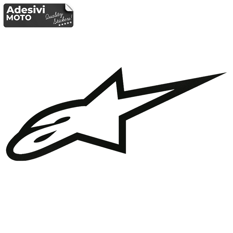 Logo "Alpinestar" Type 2 Sticker Tank-Sides-Mudguard-Helmet-Cross