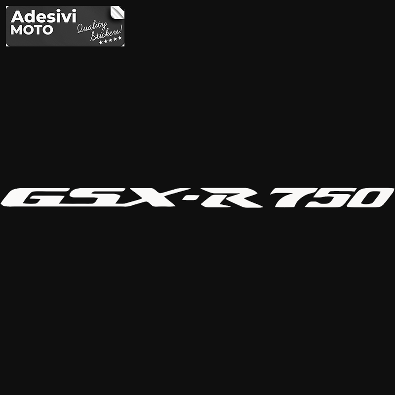 Suzuki "GSX-R 750" Sticker Fuel Tank-Tail-Sides-Fender-Helmet