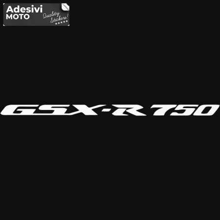 Adesivo Suzuki "GSX-R 750" Serbatoio-Codone-Fiancate-Parafango-Casco