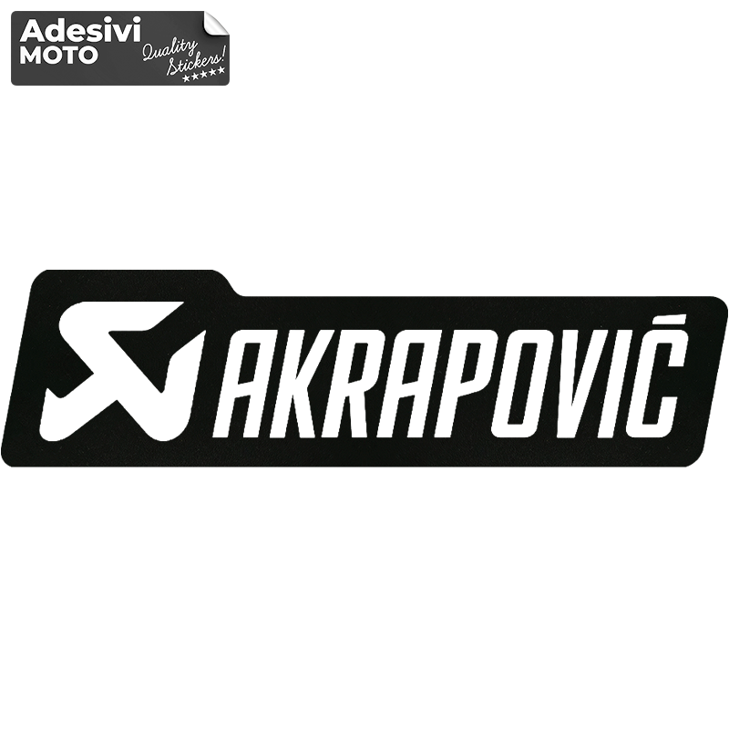 Autocollant Akrapovic Queue-Casque-Scooter-Réglage-Voiture