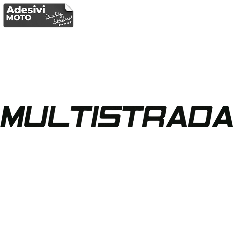 Ducati "Multistrada" Sticker Fuel Tank-Sides-Tail-Helmet