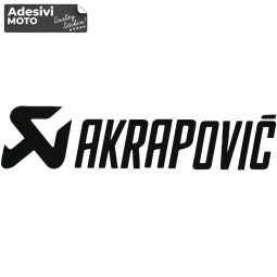 Autocollant Akrapovic Type 2 Queue-Casque-Scooter-Réglage-Voiture