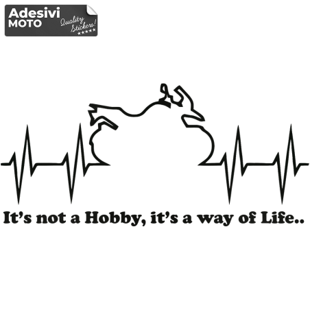 Autocollant Bmw GS "It’s not a Hobby, is a way of Life.." Réservoir-Casque-Côtés-Queue