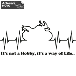 Autocollant Bmw GS "It’s not a Hobby, is a way of Life.." Réservoir-Casque-Côtés-Queue