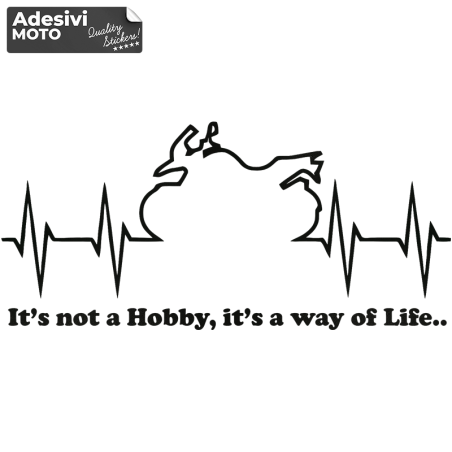 Autocollant Bmw GS "It’s not a Hobby, is a way of Life.." Type 2 Réservoir-Casque-Côtés-Queue
