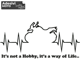Autocollant Bmw GS "It’s not a Hobby, is a way of Life.." Type 2 Réservoir-Casque-Côtés-Queue