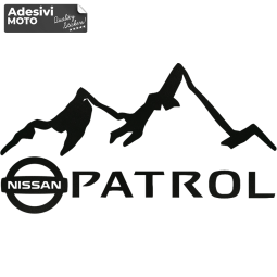 Autocollant Logo Nissan + "Patrol" + Montagnes Capot-Compteurs-Côtés-Voiture-Nissan
