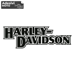 Autocollant Texte "Harley Davidson" Type 3 Réservoir-Aile-Casque-Pare-brise