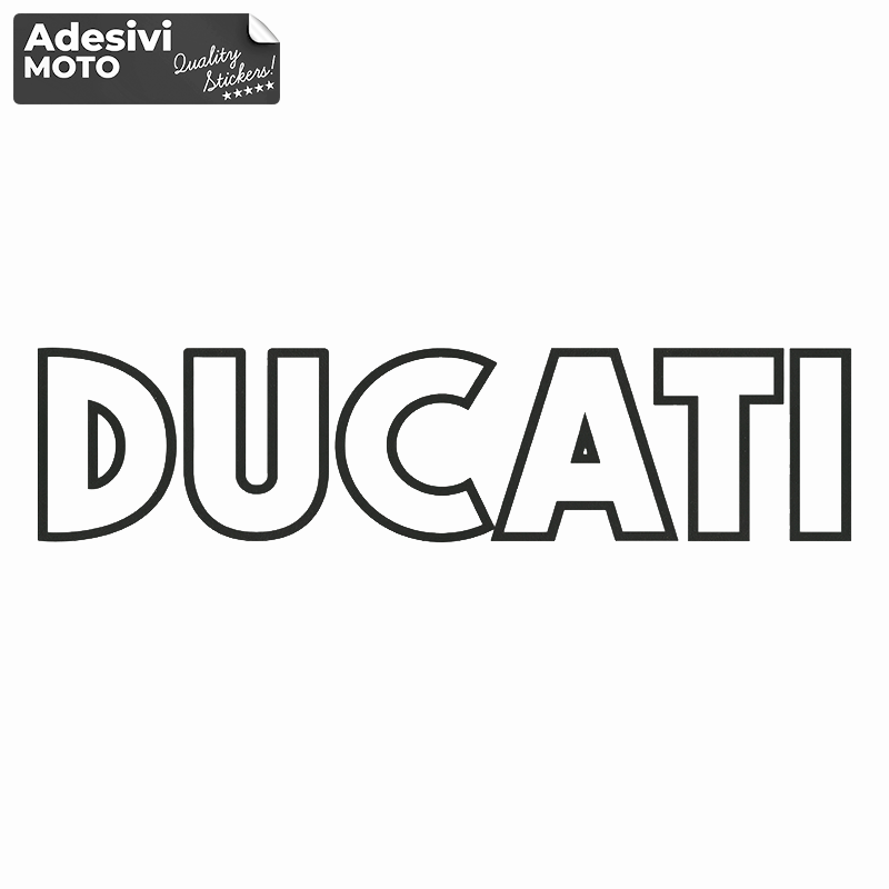 Adesivo "Ducati" Tipo 3 Serbatoio-Fiancate-Vasca-Codone-Casco