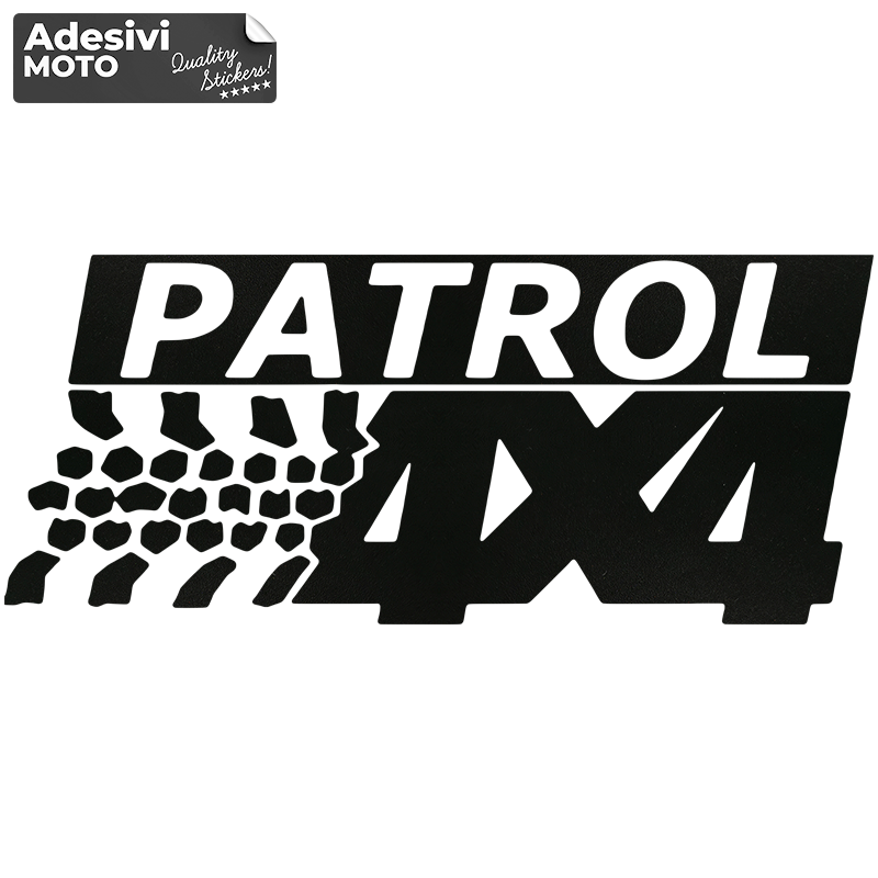 Adesivo "Patrol 4x4" Cofano-Sportelli-Fiancate-Auto-Nissan