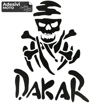 Adesivo Logo DAKAR TESCHIO misura e colore a scelta