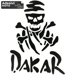 Skeleton "Dakar" Sticker Fuel-Tank-Suitcases-Tip-Tail-Helmet