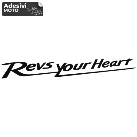 Adesivo 'Revs Your Heart' Serbatoio-Cupolino-Codone-Casco