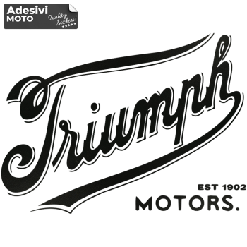 Adesivi Triumph Vinile Prespaziati 12 Pz Per Auto Moto Caschi - Foto 8