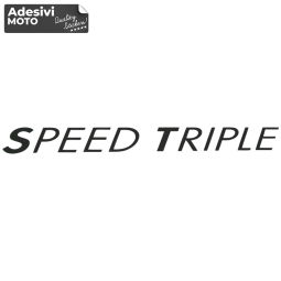 Autocollant Triumph "Speed Triple" Avant-Réservoir-Aile-Casque