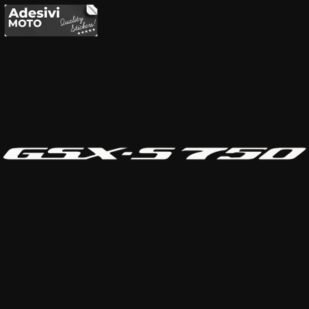 Adesivo Suzuki "GSX S 750" Serbatoio-Codone-Fiancate-Parafango-Casco