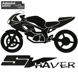 "SV Haver" Sticker Type 2 Fuel Tank-Tail-Sides-Fender-Helmet
