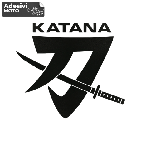 Suzuki "Katana" Logo Sticker Fuel Tank-Fender-Tip-Tail-Helmet