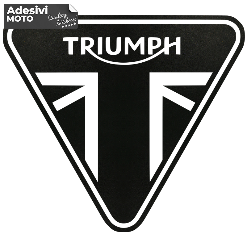Adesivo Logo "Triumph" Tipo 3 Frontale-Serbatoio-Parafango-Casco