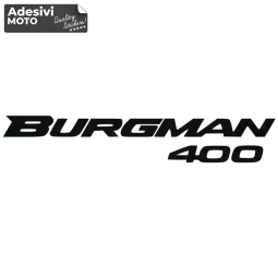 Adesivo Suzuki "Burgman 400" Serbatoio-Codone-Fiancate-Parafango-Casco