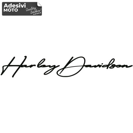 "Harley Davidson" Signature Type 6 Sticker Fuel Tank-Helmet-Windshield
