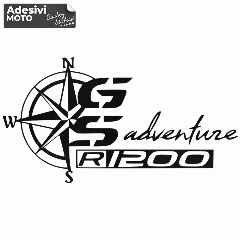 Adesivo "GS Adventure R1200" Serbatoio-Codone-Casco
