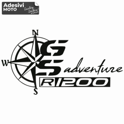 Autocollant "GS Adventure R1200" Réservoir-Queue-Casque