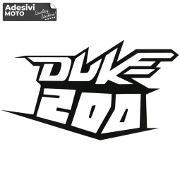 Ktm "Duke 200" Type 3 Sticker Helmet-Sides-Fuel Tank-Tail-Fender