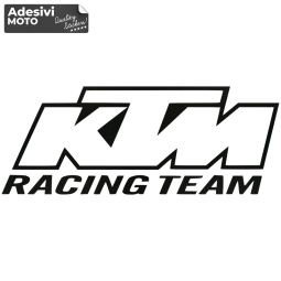Adesivo "KTM Racing Team" Tipo 2 Casco-Fiancate-Serbatoio-Codone-Parafango