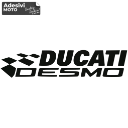 Autocollant "Ducati Desmo" + Échecs Réservoir-Côtés-Carénage Inférieur-Queue-Casque