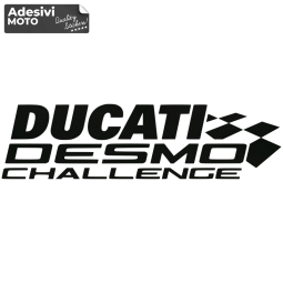 Adesivo "Ducati Desmo Challenge" + Scacchi Serbatoio-Fiancate-Vasca-Codone-Casco