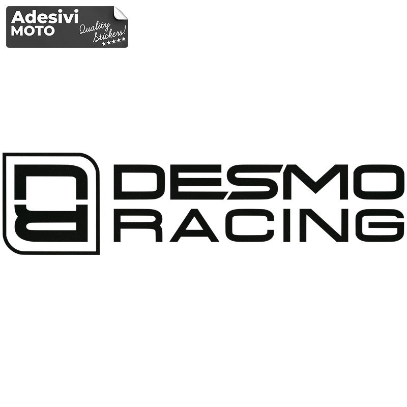 Logo + "Desmo Racing" Sticker Fuel Tank-Sides-Tip-Tail-Helmet