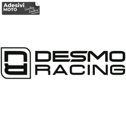Adesivo Logo + "Desmo Racing" Serbatoio-Fiancate-Vasca-Codone-Casco