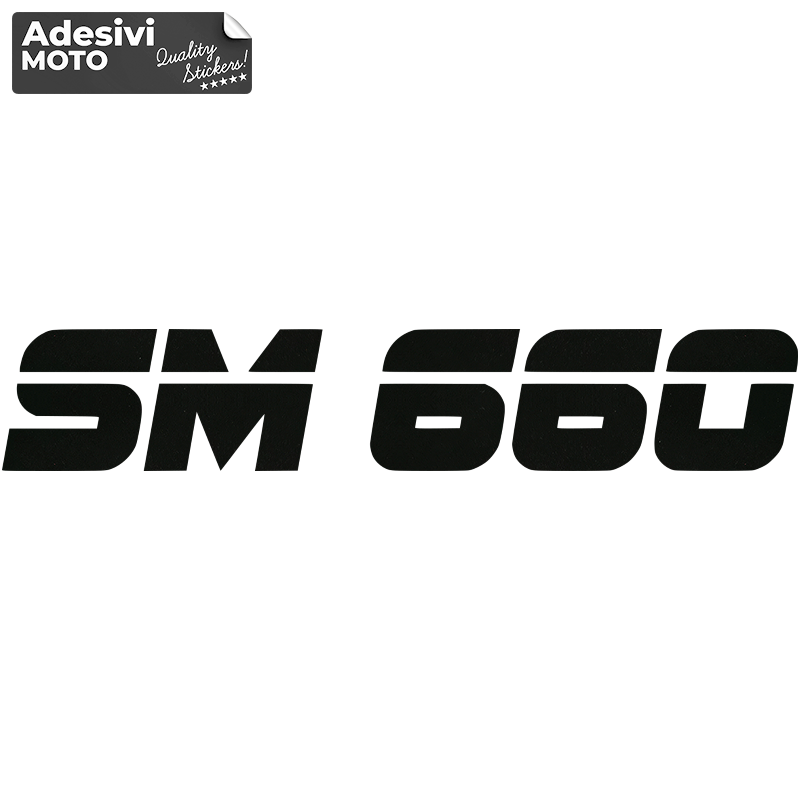 Adesivo KTM "SM 660" Casco-Fiancate-Serbatoio-Codone-Parafango