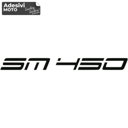 Adesivo KTM "SM 450" Tipo 2 Casco-Fiancate-Serbatoio-Codone-Parafango