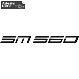 Adesivo KTM "SM 560" Tipo 2 Casco-Fiancate-Serbatoio-Codone-Parafango