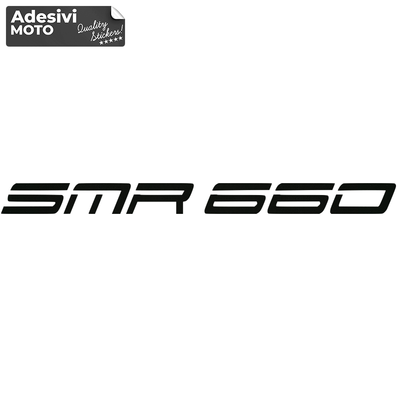 Adesivo KTM "SMR 660" Tipo 2 Casco-Fiancate-Serbatoio-Codone-Parafango