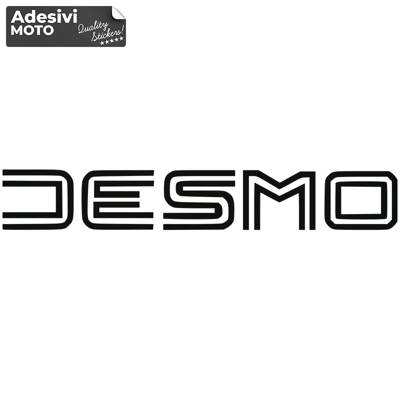 "Desmo" Sticker Fuel Tank-Sides-Tip-Tail-Helmet