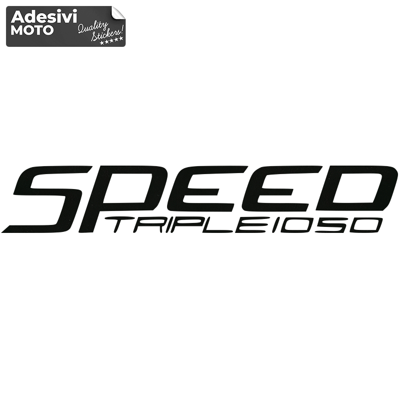 Adesivo "Speed Triple 1050" Frontale-Serbatoio-Parafango-Casco