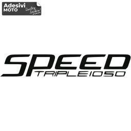 Autocollant "Speed Triple 1050" Avant-Réservoir-Aile-Casque