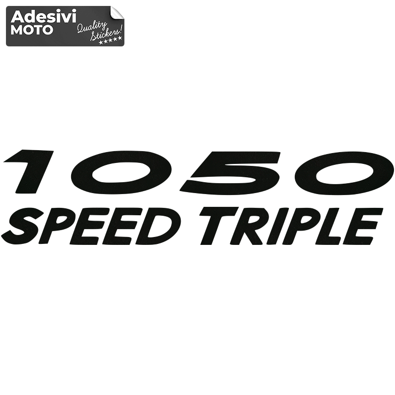 Adesivo "1050 Speed Triple" Frontale-Serbatoio-Parafango-Casco